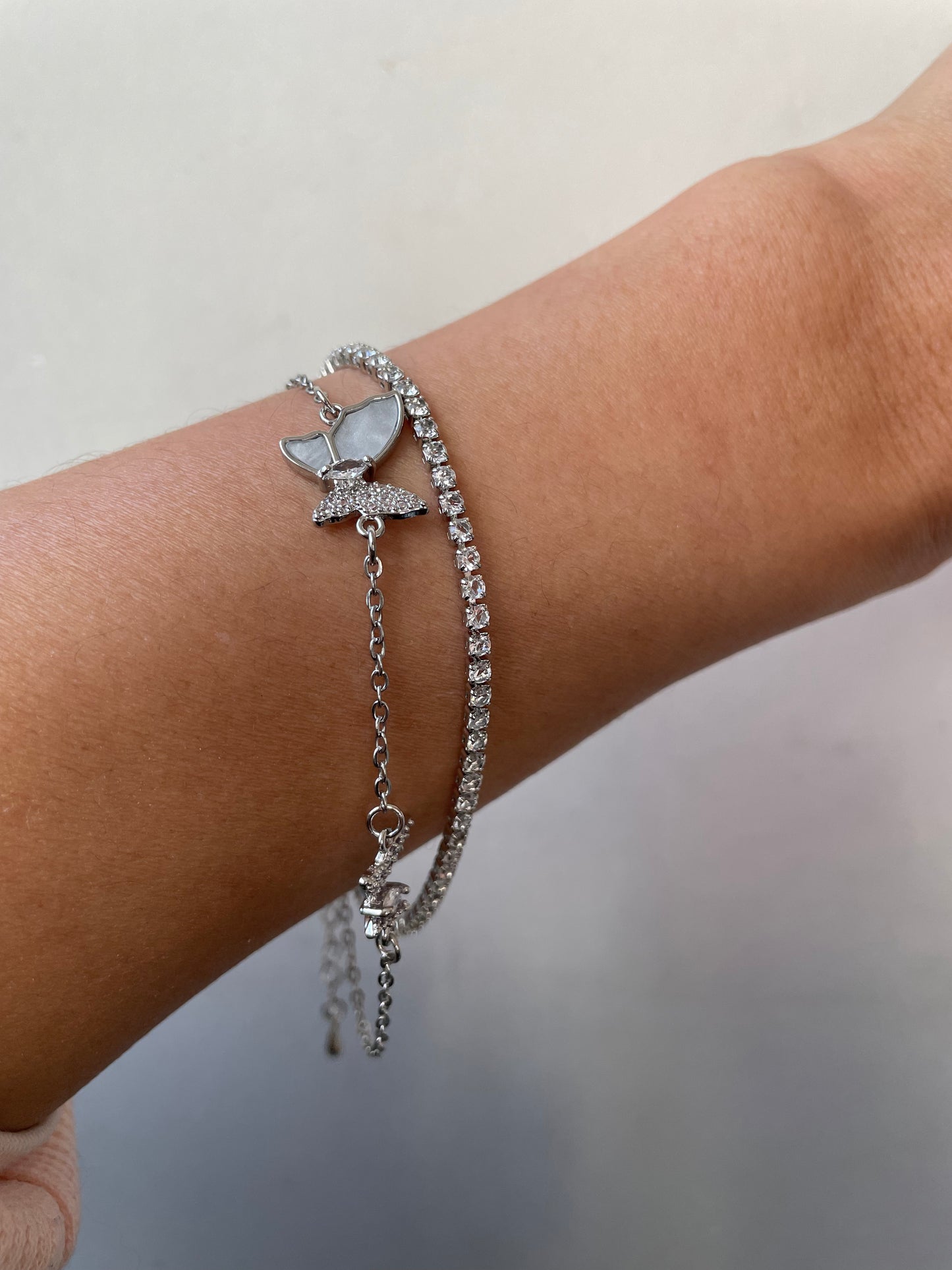 Butterfly sparkling bracelet
