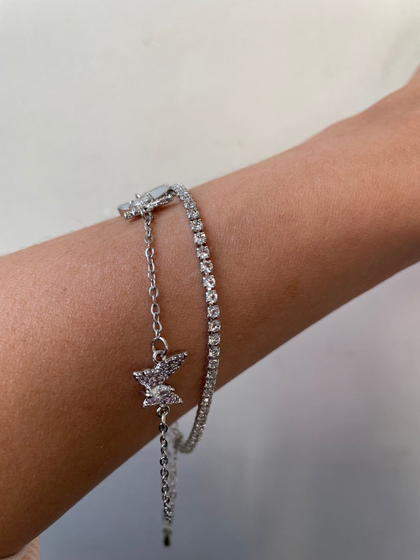 Butterfly sparkling bracelet